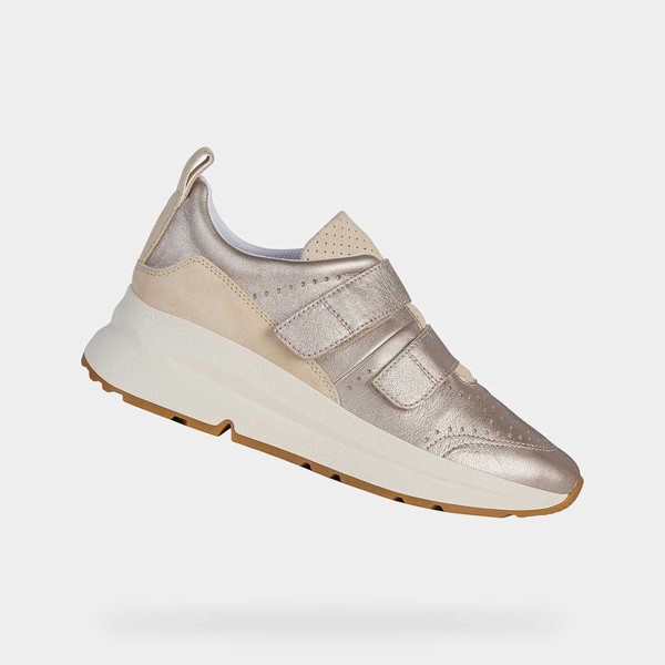 Geox Respira Champagne Womens Sneakers SS20.1MX800